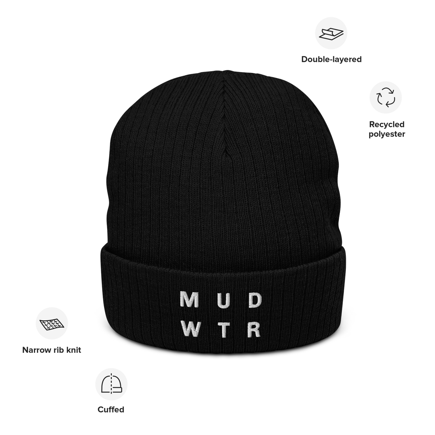 mud-wtr-beanie-g5 ribbed-knit-beanie-black-front-6478f6ebb8db4.png